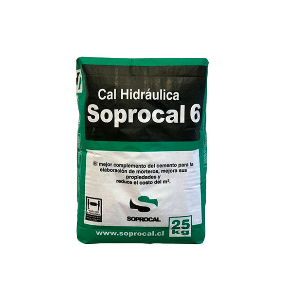 CAL HIDRAULICA PARA MORTEROS 25Kg